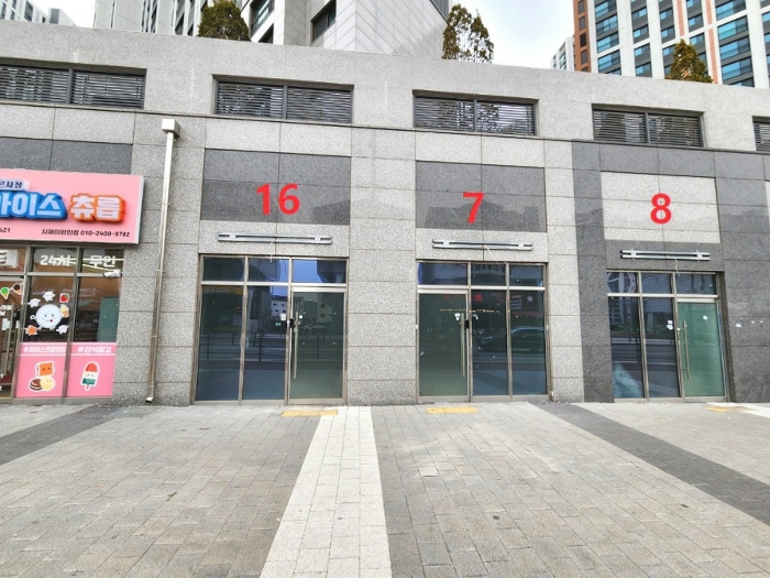 지1층 4호(기호16), 지1층 5호(기호7), 지1층 6호(기호8)