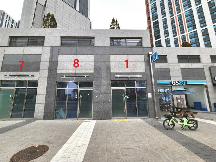  5호(기호7), 지1층 6호(기호8), 지1층 7호(기호1)