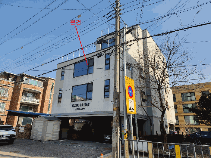 본건 전경(남서측 인근에서 촬영)