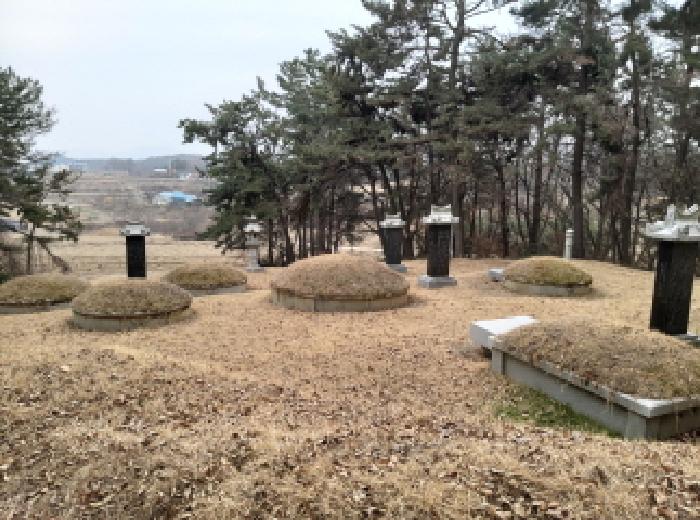 * 본건 목적물 1. 전경(분묘7기)