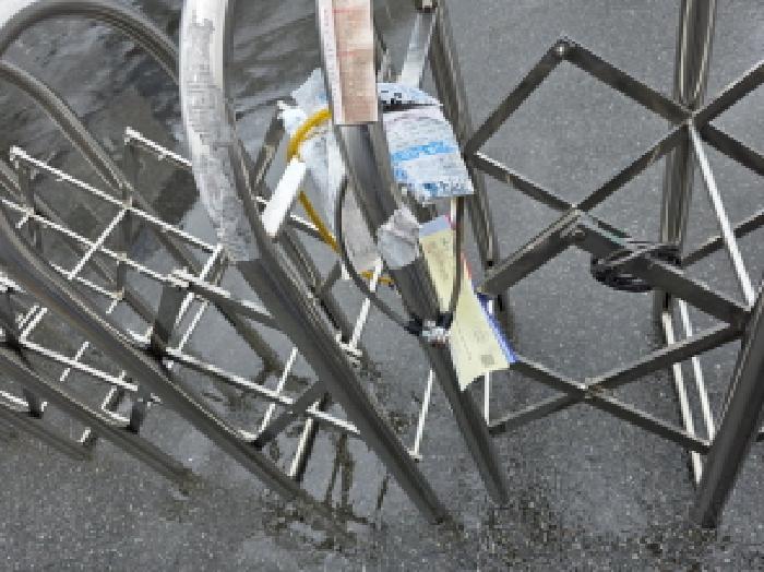 우편물 방치되어 있음.