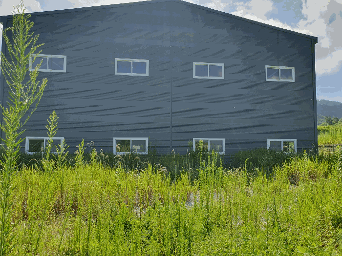 (1)토지, (2)건물 북서측 전경