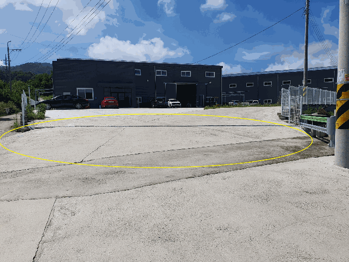 (3)토지 북동측 전경