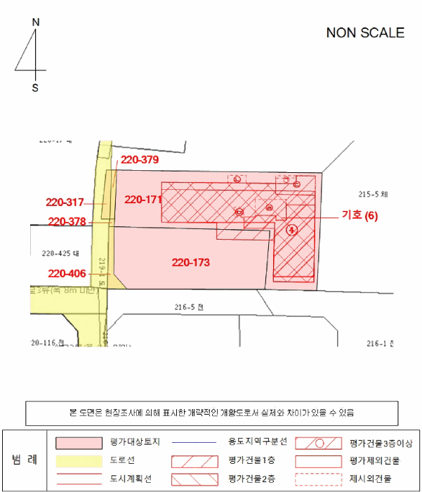 지 적 및 건 물 개 황 도