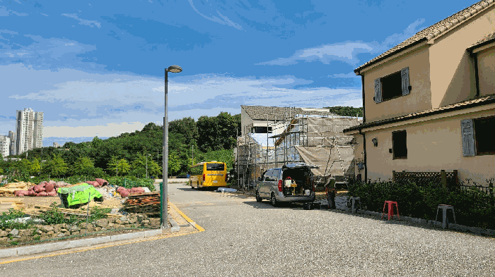 기호1) 토지 및 기호2) 건물 주변 전경