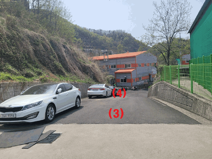 기호(3) 토지 및 기호(4) 토지 일부 전경
(전경 북동측에서 촬영)