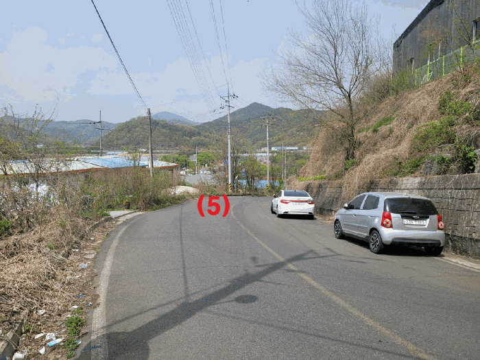 기호(5) 토지 일부 전경
(전경 남측에서 촬영)