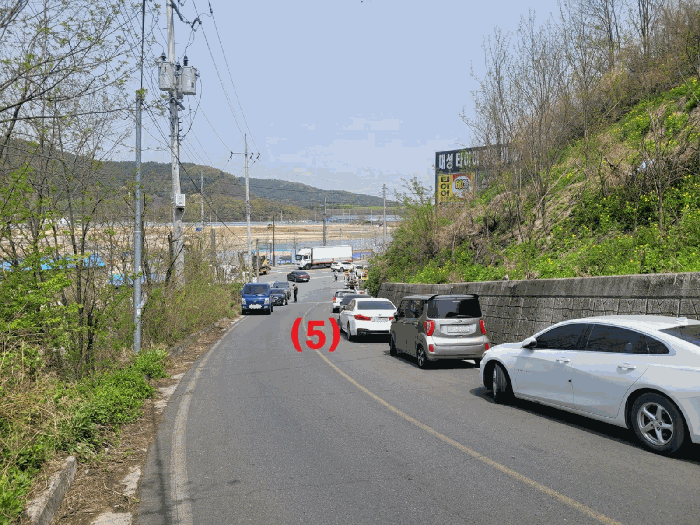 기호(5) 토지 일부 전경
(전경 남서측에서 촬영)