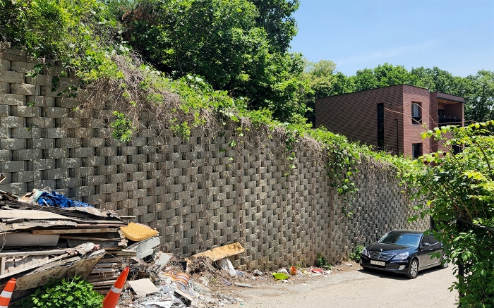 6. 기호 3, 6, 7토지 및 옹벽