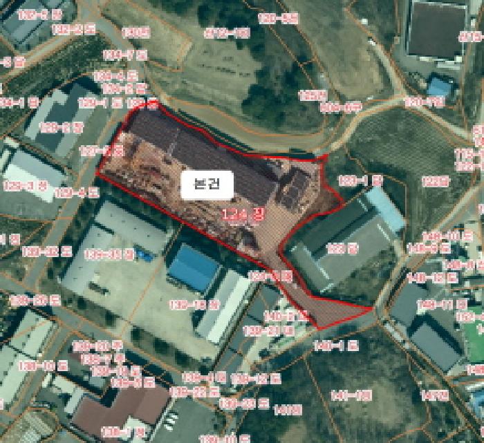 항공사진(충청남도 공간정보포털 제공)