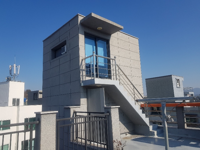 기호(2) 건물 옥상 옥탑(계단실, 창고, 물탱크실 등) 전경