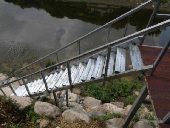 목록 1, 3. 대지 후면 계곡 연결계단