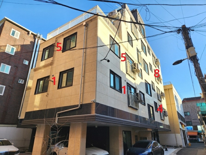 북서측에서 촬영