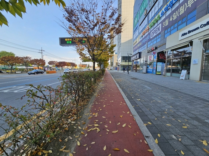 [본건 광대로 주변 전경]