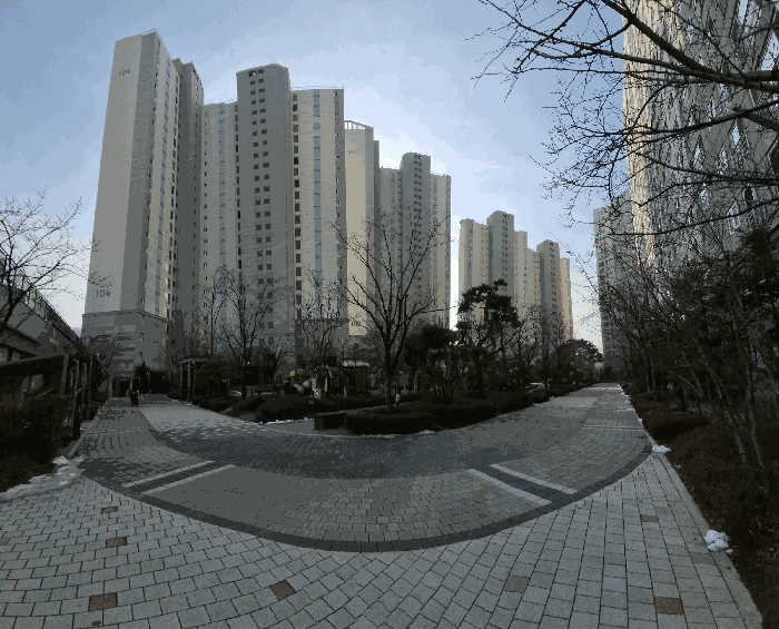 아파트 단지내 전경