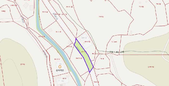 위성지도(스마트국토정보,제공): 목록 2번