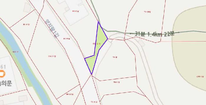 위성지도(스마트국토정보,제공): 목록 5번