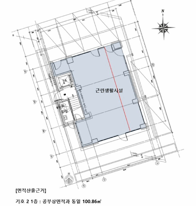 건물개황도 및 내부구조도(1)
