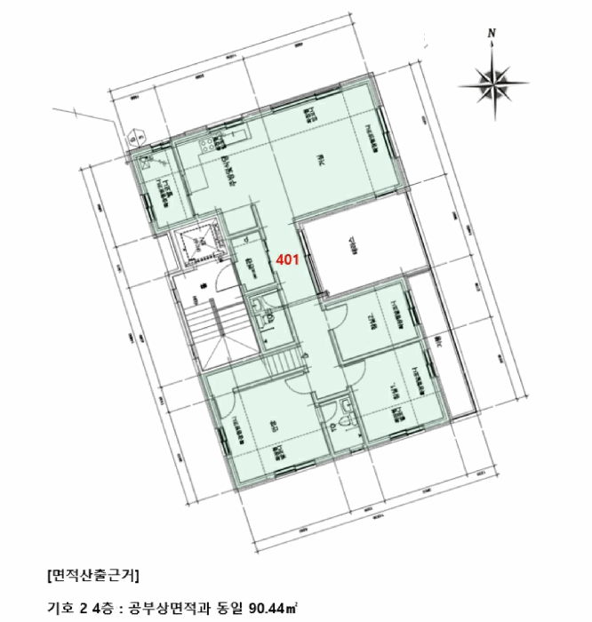 건물개황도 및 내부구조도(4)