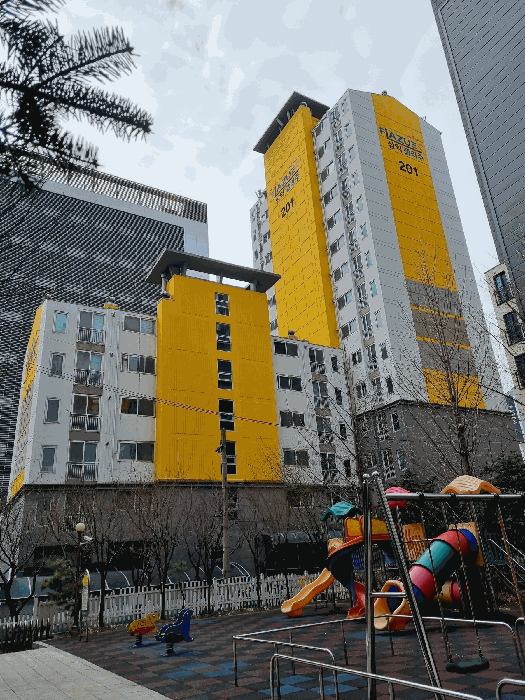 삼익플라주아파트 제201동
(북동측에서 본 전경)