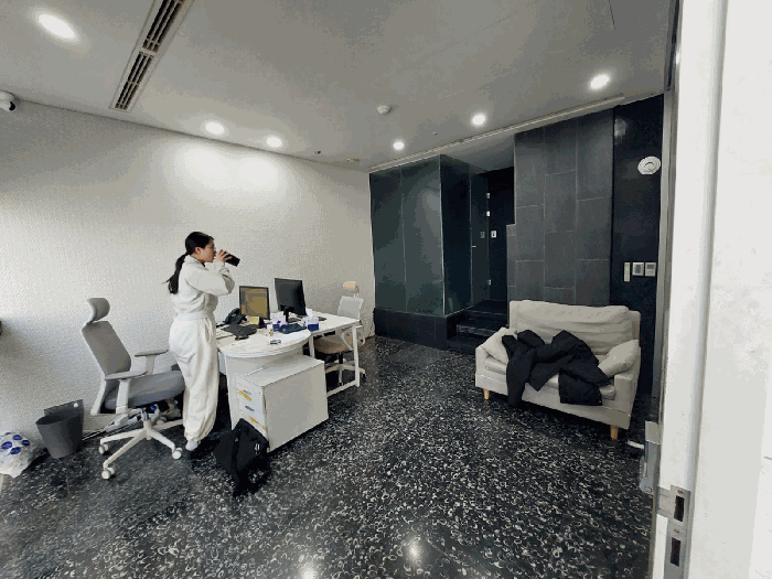 본건 방(사무실)부분 이용현황