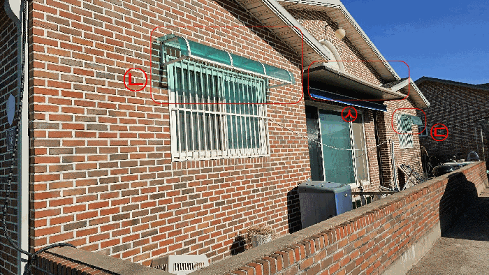 제시외건물 ㉡,㉢,㉦