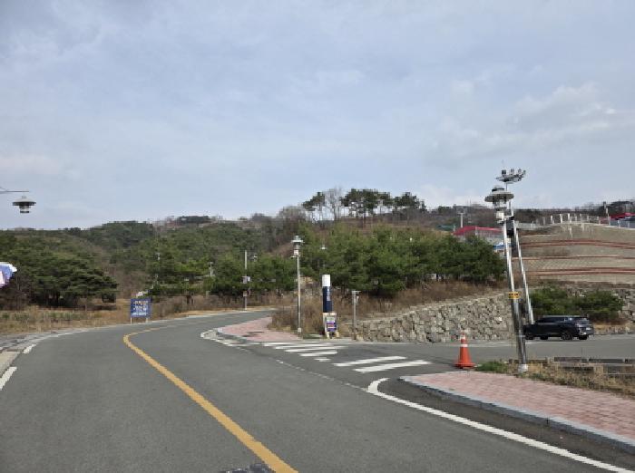 진입 도로 전경