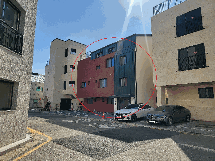 본 건 전경(북동측에서 촬영)