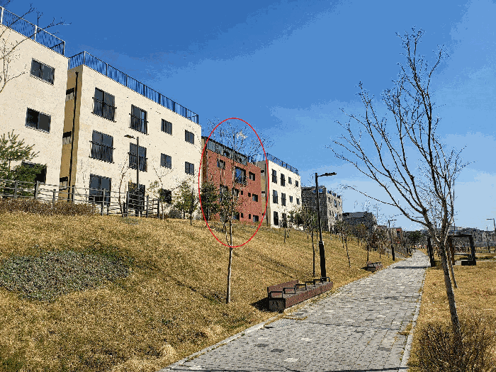 본 건 주위 전경(북서측에서 촬영)