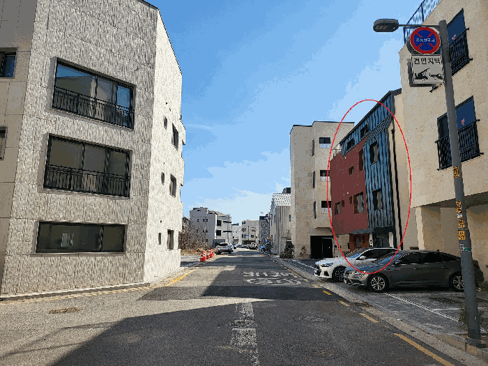 본 건 주위 전경(북측에서 촬영)