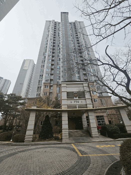 154동 전경(북동측 방향)