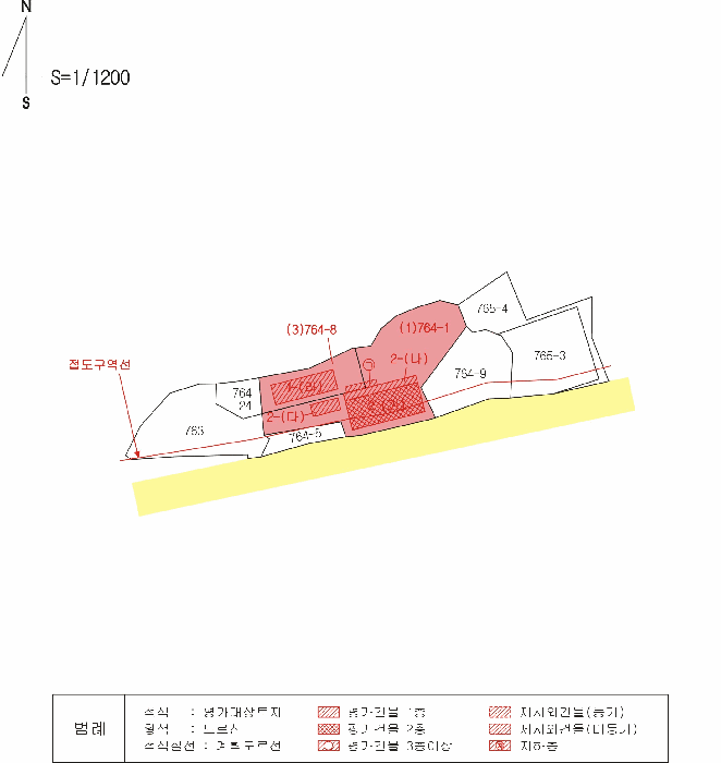 지적 및 건물개황도