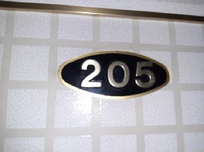 205호 출입문