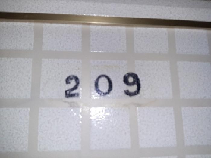 209호 출입문