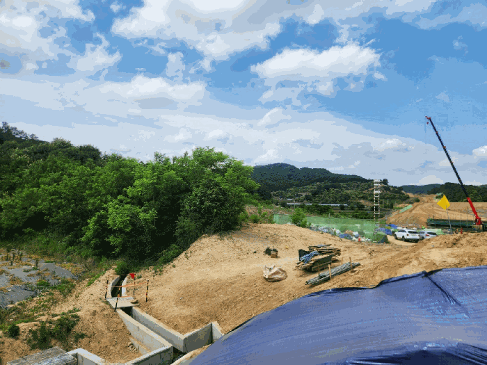 기호(8) 도로구역(공사 중)