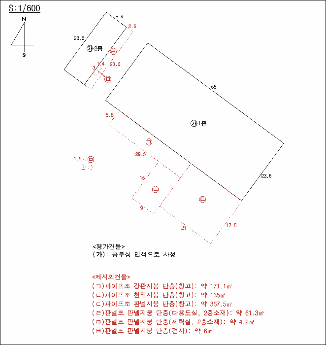 건 물 개 황 도