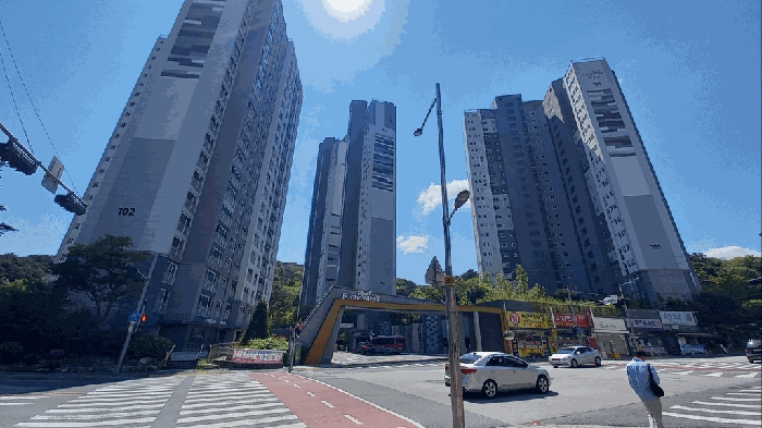 노은리슈빌3 아파트단지 전경