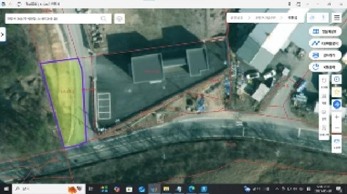 위성지도(스마트국토정보 제공) : 부동산표시목록 6번