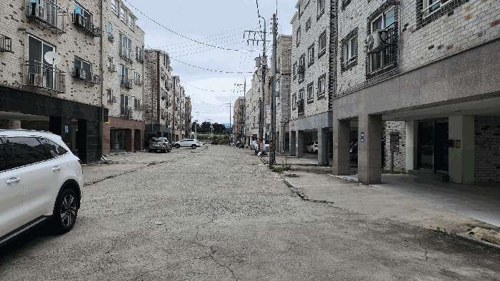 북측 도로 상황