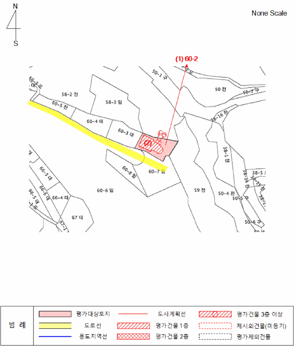 지적 및 건물개황도