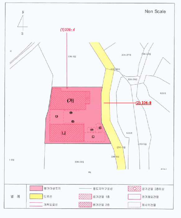 지적 및 건물개황도