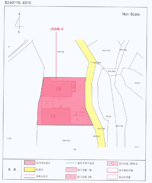 지적 및 건물개황도