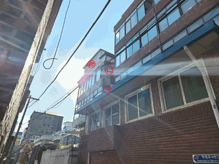 제시외 건물 기호㉠,㉡,㉣