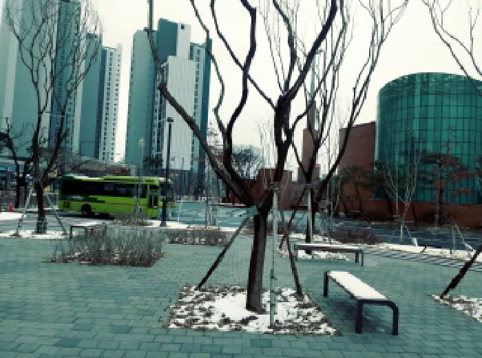 * 교회 공원 및 주차장 전경