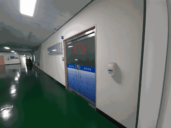 기호2)건물 동측부분