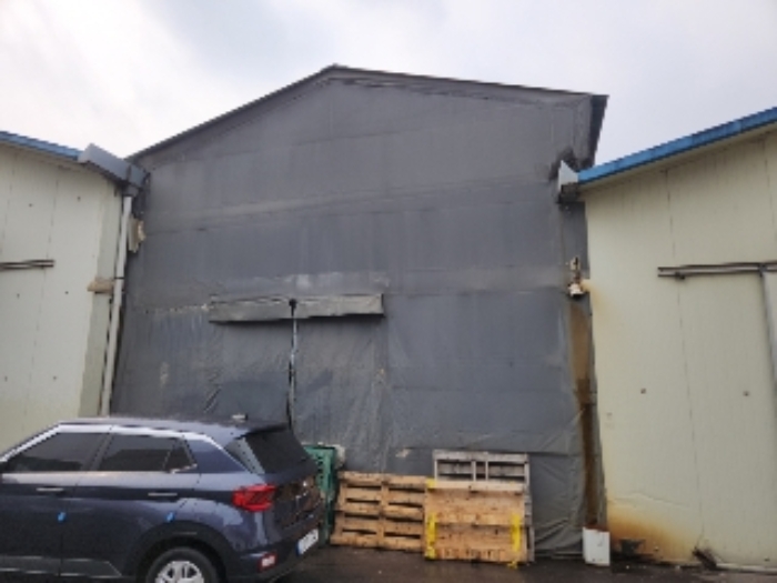 제시외 철골조 천막지붕