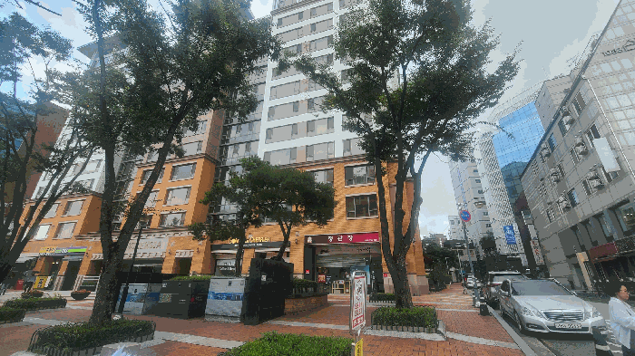 본건 한남동리첸시아 건물전경