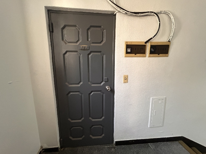 2층 201호 현관 출입문