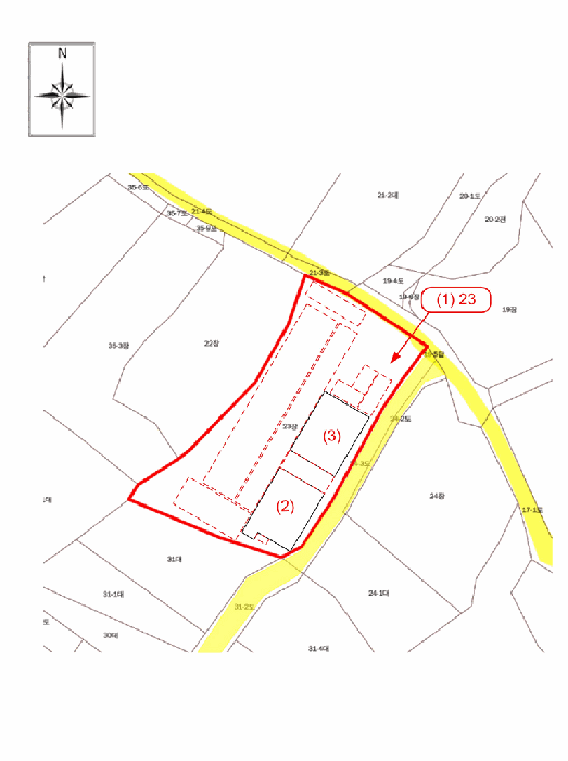 지적 및 건물개황도