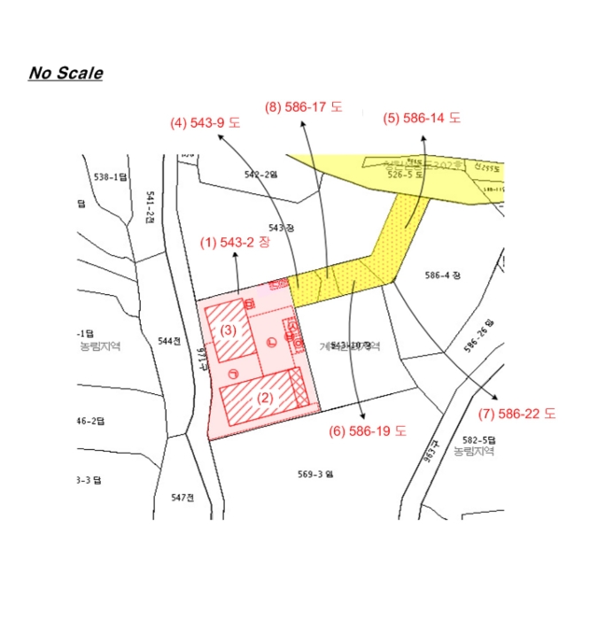 지적 및 건물개황도